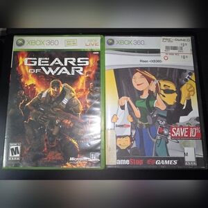 Xbox 360 Gears Of War And Risen TESTED GOW Has Manual And Case Complete